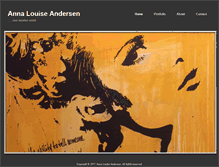 Tablet Screenshot of annalouiseandersen.com